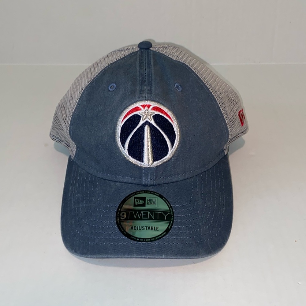 New Era Washington Wizards Blue and Gray Snapback Hat Cap